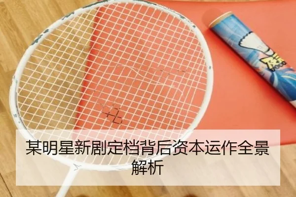 某明星新剧定档背后资本运作全景解析